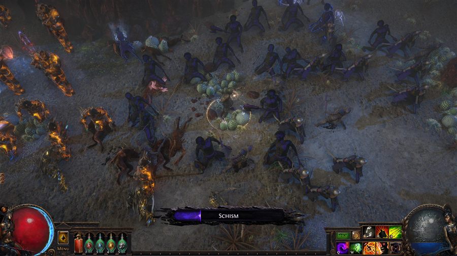 Pasek postępu Schism podczas encountera Legion