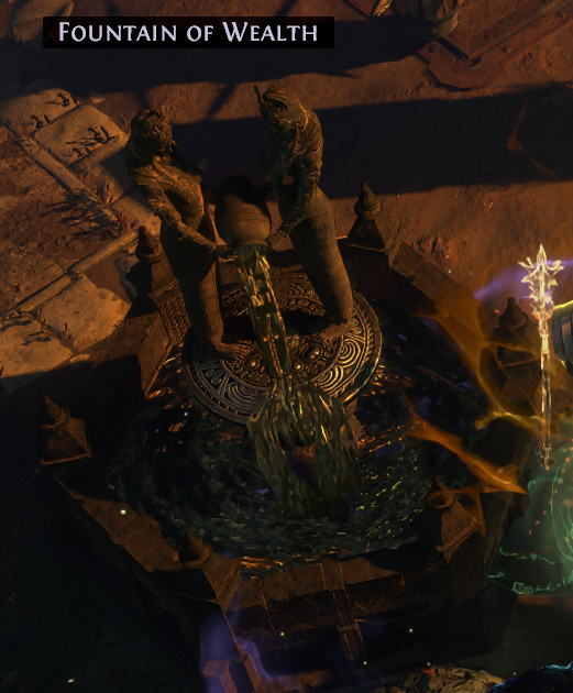 Fountain of Wealth w mirage area